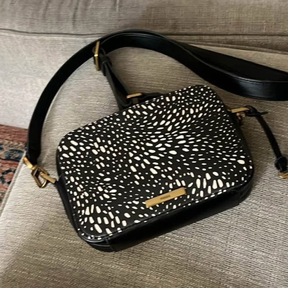 Fossil Black and White Women's Bag